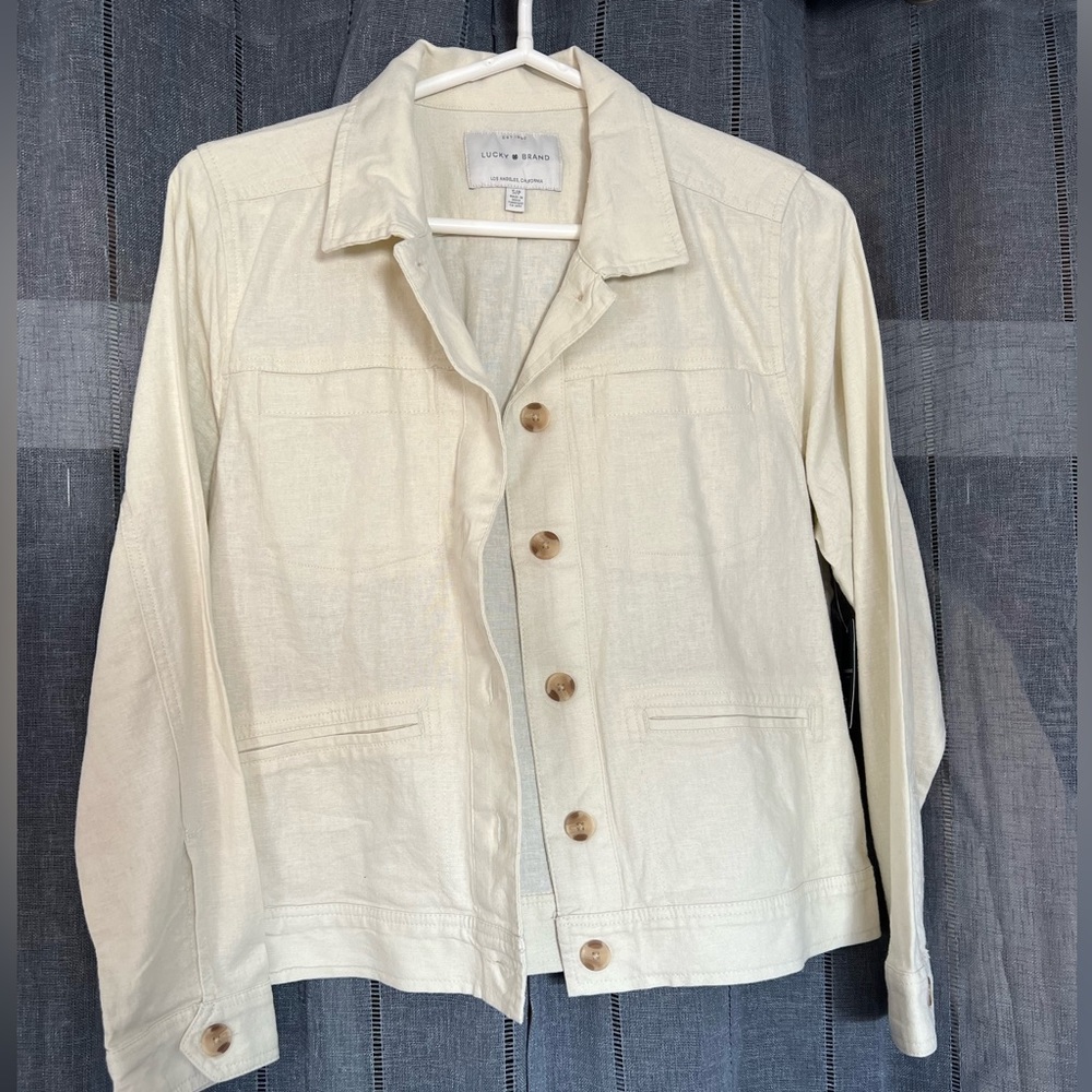 Lucky Brand Linen Jacket